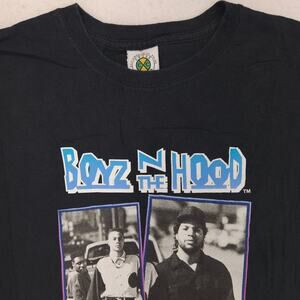 Cross Colours Boyz N the Hood Band Graphic Rap T Shirt Adult Mens Size M Black